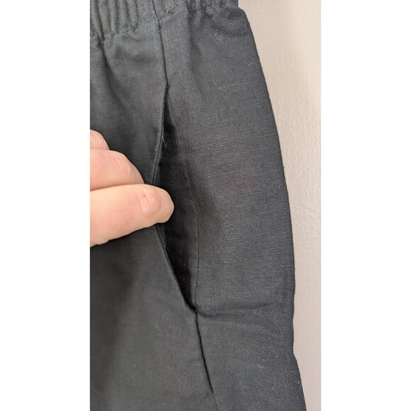 J.Crew Skirt Women 2 Black Elastic Waist Pocket - Picture 3 of 7